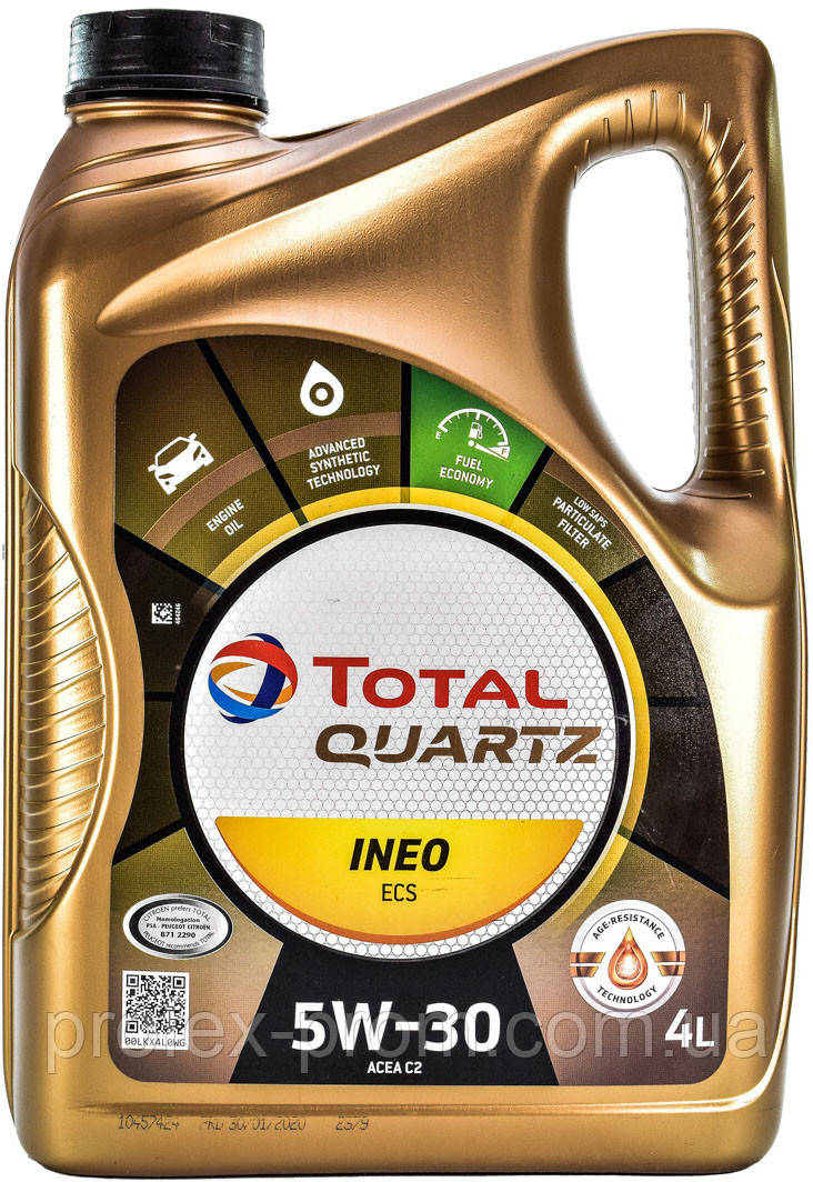 Олива моторна Total Quartz Ineo ECS 5W-30, 4л (шт.)