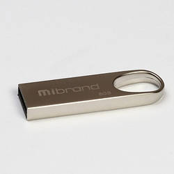 Флеш-накопичувач Mibrand Irbis, USB 2.0, 8GB, Metal Design, Blister e