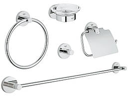 Набір аксесуарів 5 в 1 Grohe Essentials New (40344001)