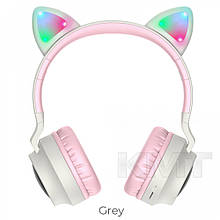 Наушники Bluetooth Hoco W27 Cat ear — Gray