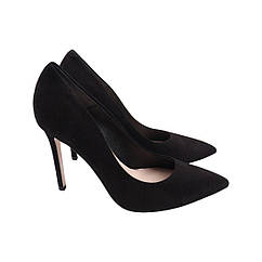 Туфлі жіночі Bravo Moda чорні натуральна замша, 40