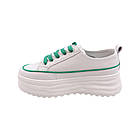 Кеди жіночі Gifanni білі натуральна шкіра, 39, фото 2