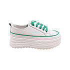 Кеди жіночі Gifanni білі натуральна шкіра, 39, фото 3