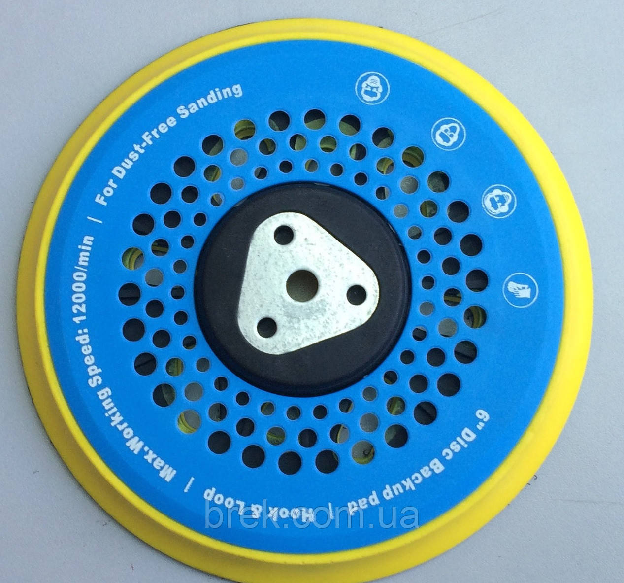 Подошва для эксцентрик шлифовмашины Makita (Макита) 150 мм, отверстия ...