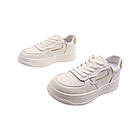 Кеди жіночі Melanda молочні натуральна шкіра, 40, фото 5