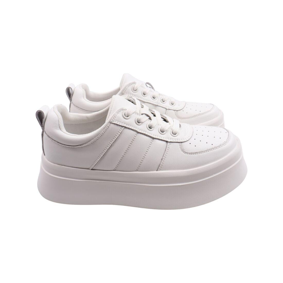 Кеди женские Melanda білі натуральна шкіра, 37, фото 1