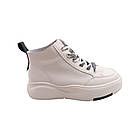 Черевики жіночі Berisstini молочні натуральна шкіра, 39, фото 3