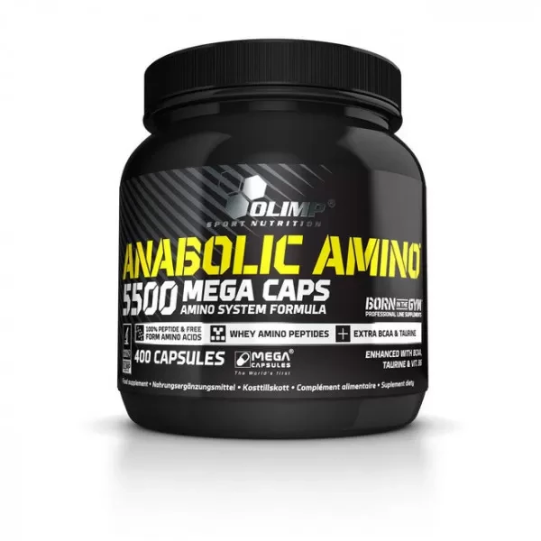 Амінокислоти Olimp Labs Anabolic Amino 5500 mega caps 400 caps