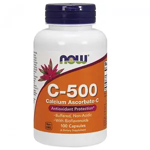 Вітамін C Now Foods C-500 Calcium Ascorbate-C 250 caps