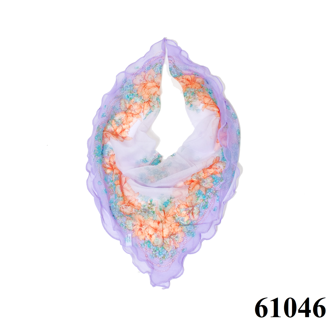 Ніжний шийну хустку 60*60 (61046)