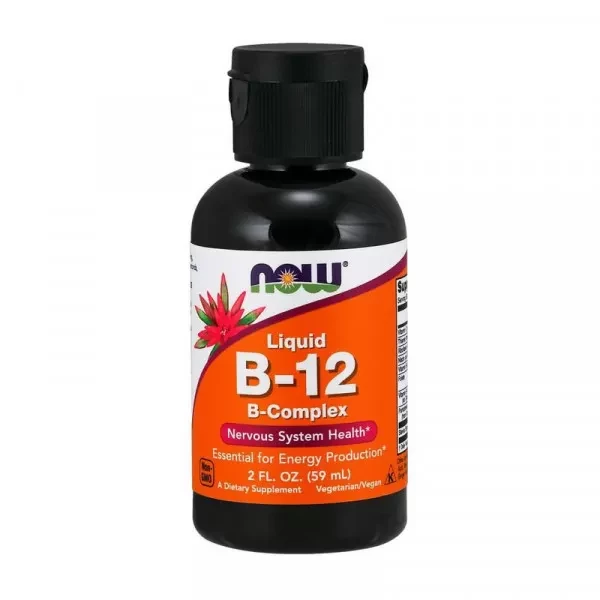 Вітамін В12 рідкий комплекс Now Foods B-12 Liquid B-Complex 59 ml