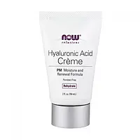 Гиалуроновая кислота Now Foods Hyaluronic Acid Creme PM 59 ml