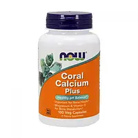 Коралловый кальций Now Foods Coral Calcium Plus 100 veg caps