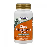 Пиколинат цинка Now Foods Zinc Picolinate 50 mg 120 caps нау фудс