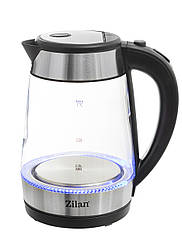 Електричний скляный чайник Zilan ZLN3963, 1850-2200W e