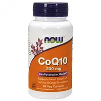 Коэнзим Q10 Now Foods CoQ10 200 mg 60 veg caps