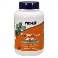 Магний цитрат Now Foods Magnesium Citrate 120 veg caps