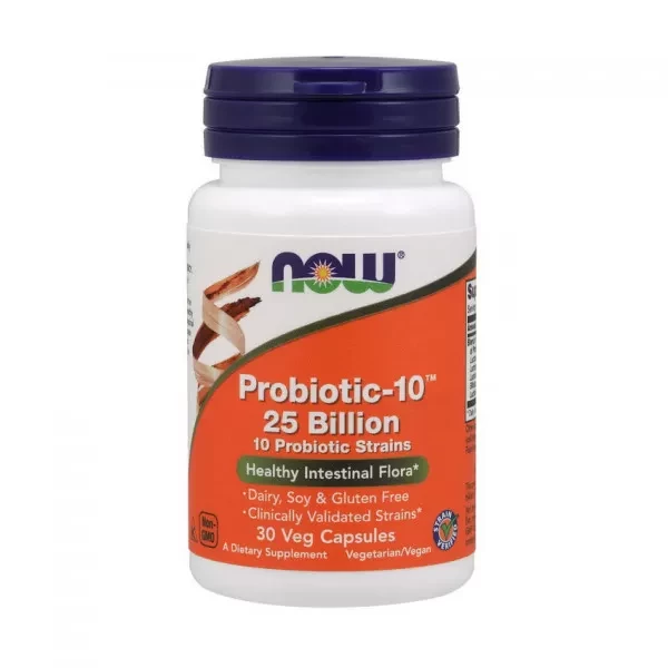 Пробіотики Now Foods Probiotic-10 25 Billion 30 veg caps