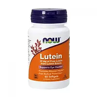 Лютеин Now Foods Lutein 10 mg 60 softgels