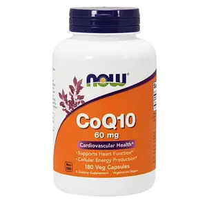 Коензим Q10 Now Foods CoQ10 60 mg 180  caps