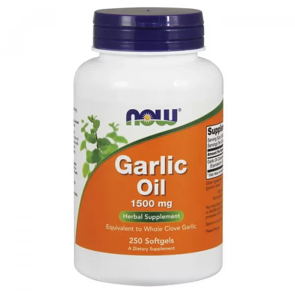 Олія часникова у капсулах Now Foods Garlic Oil 1500 mg 250 softgels