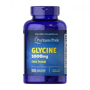 Гліцин Puritan's Pride Glycine 1000 mg 100 cap