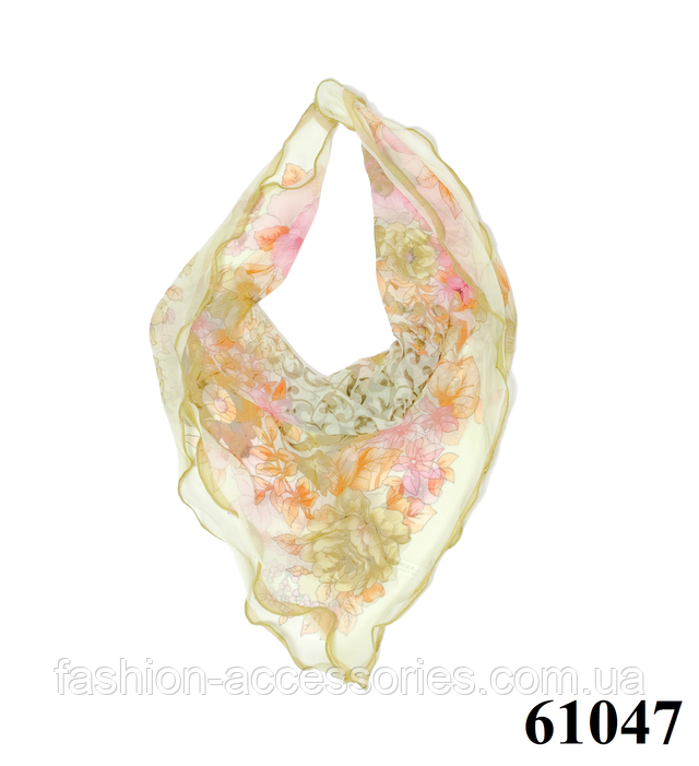 Ніжний шийну хустку 60*60 (61047) 1