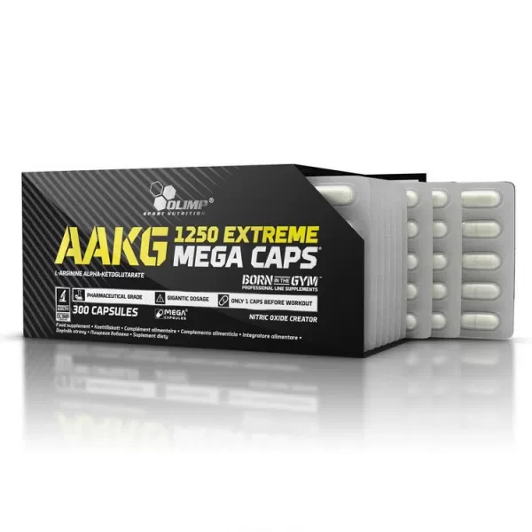 Аргінін Olimp Labs AAKG 1250 Extreme Mega Caps 300 caps