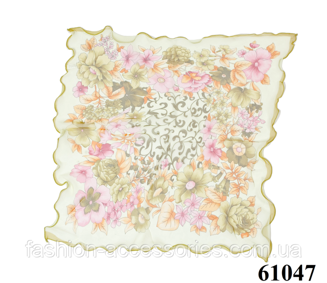 Ніжний шийну хустку 60*60 (61047) 3