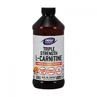 Карнітин рідкий Now Foods L-Carnitine Liquid 3000 mg 473 ml