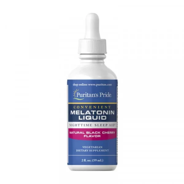 Рідкий Мелатонін Puritan's Pride Melatonin 1 mg Liquid 59 ml