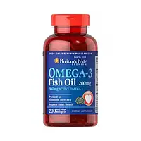 Риб'ячий жир Омега 3 Puritan's Pride Omega-3 Fish Oil 1200 mg 200 softgels