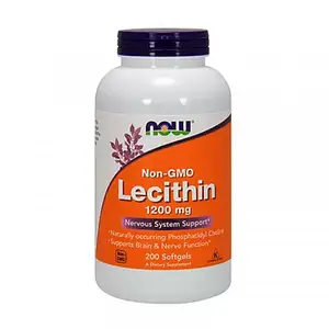 Лецитин Now Foods Lecithin 1200 mg 200 softgels нау фудс