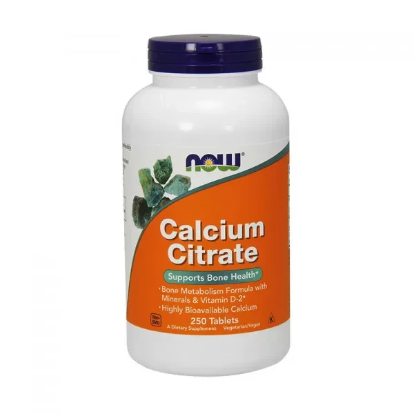 Цитрат кальцію Now Foods Calcium Citrate 250 tabs