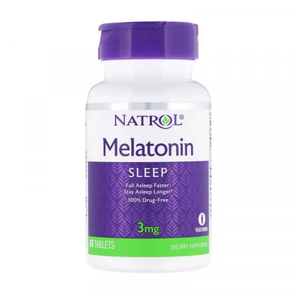 Мелатонін Natrol Melatonin 3 mg 60 tab