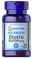 Биотин Puritan's Pride Biotin 10000 mcg 100 softgels