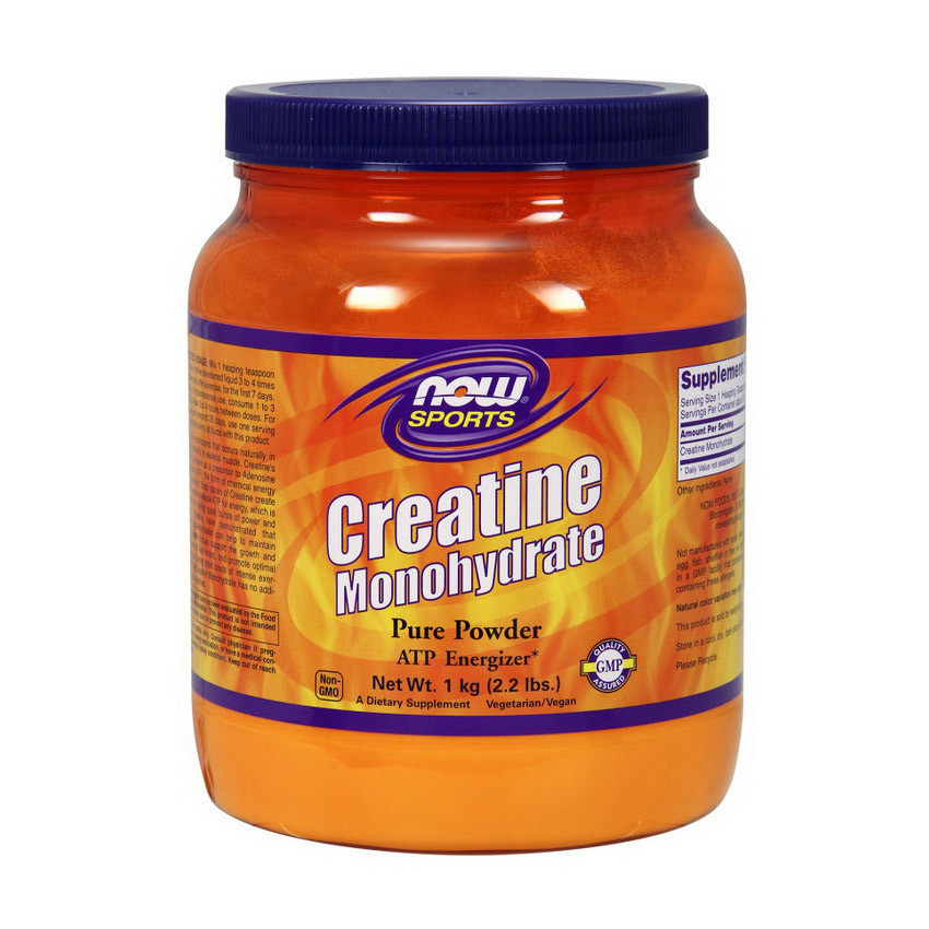 Креатин моногідрат Now Foods Creatine 1 kg pure