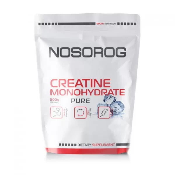 Креатин моногідрат NOSOROG Creatine Monohydrate 300 g pure