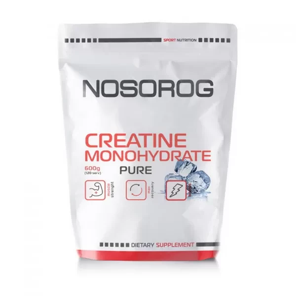 Креатин моногідрат NOSOROG Creatine Monohydrate 600 g pure