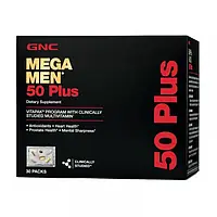 Витамины для мужчин 50+ GNC MEGA MEN 50 PLUS VITAPAK 30 megapak