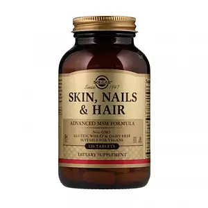 Вітаміни для волосся шкіри та нігтів Solgar Skin Nails & Hair 120 tab