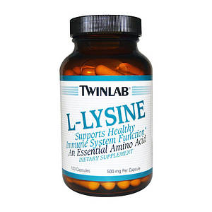 Лізин Twinlab L-Lysine 100 caps