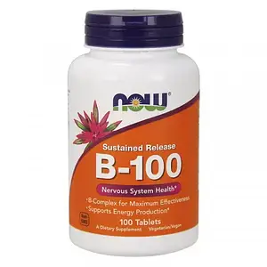 Вітамін B Now Foods B-100 100 tabs