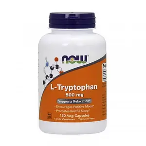 Триптофан Now Foods L-Tryptophan 500 mg 120 кап.