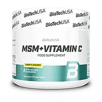 МСМ Метилсульфонилметан BioTech usa MSM + Vitamin C 150 g