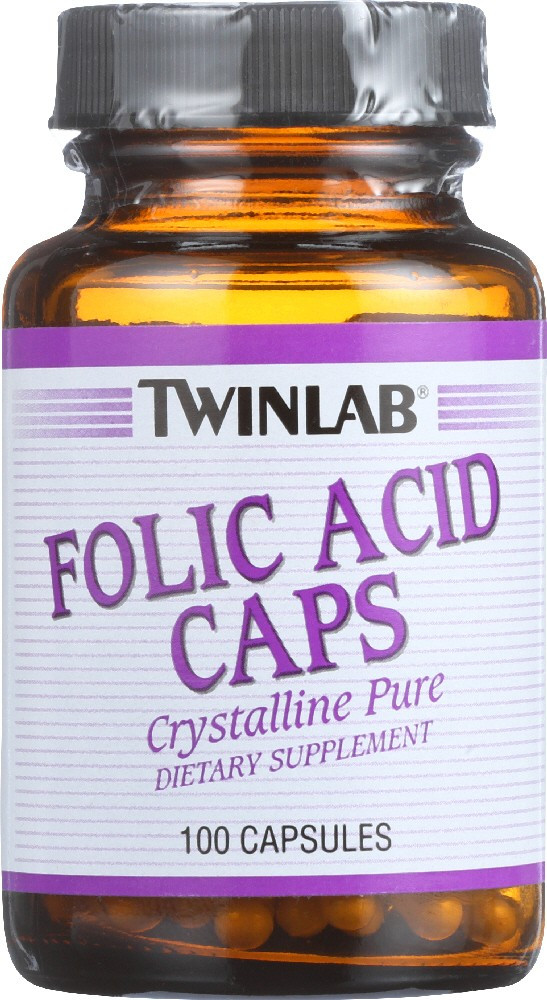 Фолієва кислота Twinlab Folic Acid Caps 100 caps