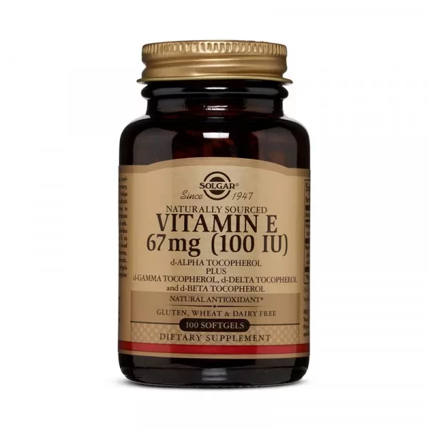 Вітамін Е Solgar Vitamin E 67 mg (100 IU) 100 softgels