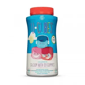 Жувальний кальцій із Д3 для дітей Solgar U-Cubes Children's Calcium with D3 120