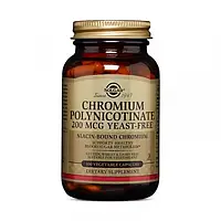 Хром пиколинат Solgar Chromium Polynicotinate 200 mcg 100 veg caps