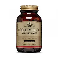 Масло печени трески Solgar COD Liver Oil 100 softgels